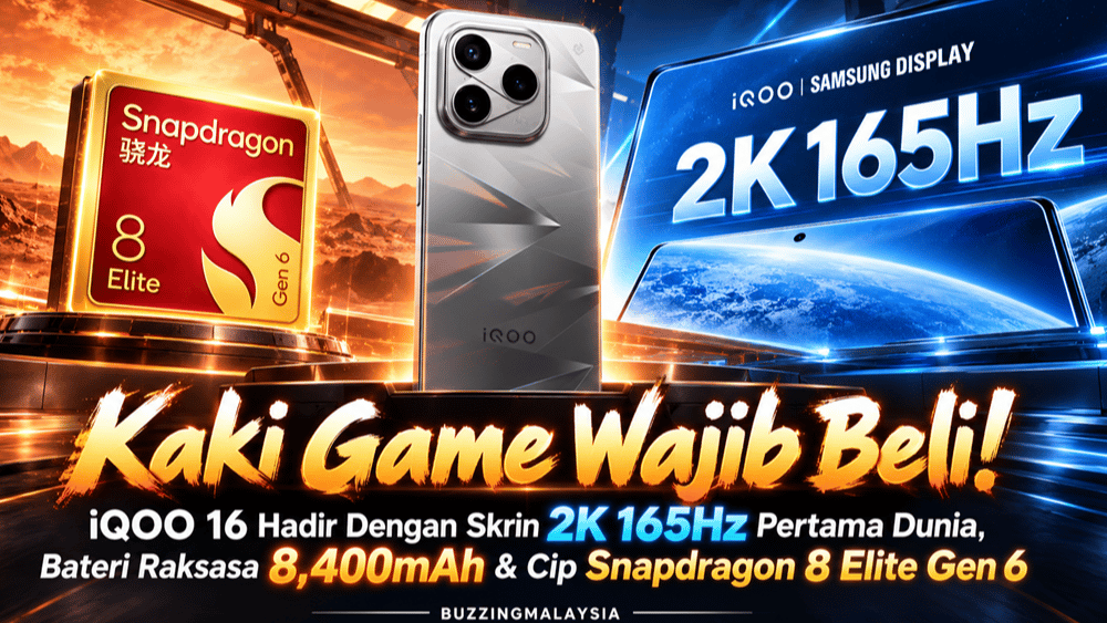 iQOO 16 Bawa Teknologi Gaming PC Ke Telefon Pintar Generasi Baharu