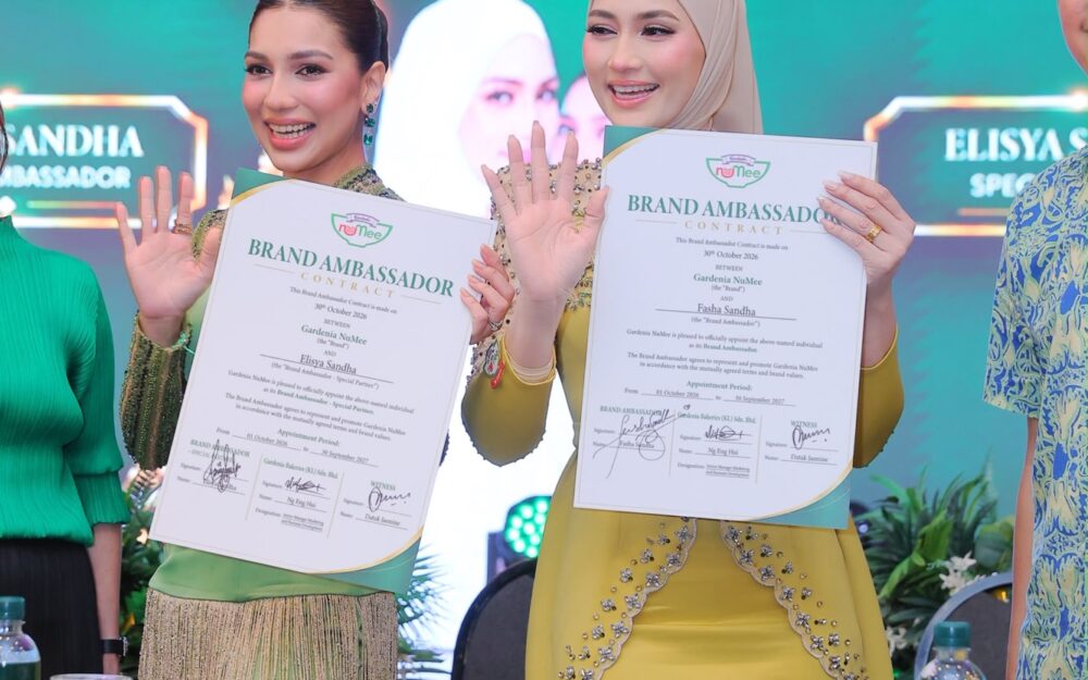 Fasha Sandha Kekal Duta Gardenia NuMee, Elisya Sandha Tampil Rakan Jenama Baharu Fasha Sandha Kekal Duta Gardenia NuMee, Elisya Sandha Tampil Rakan Jenama Baharu